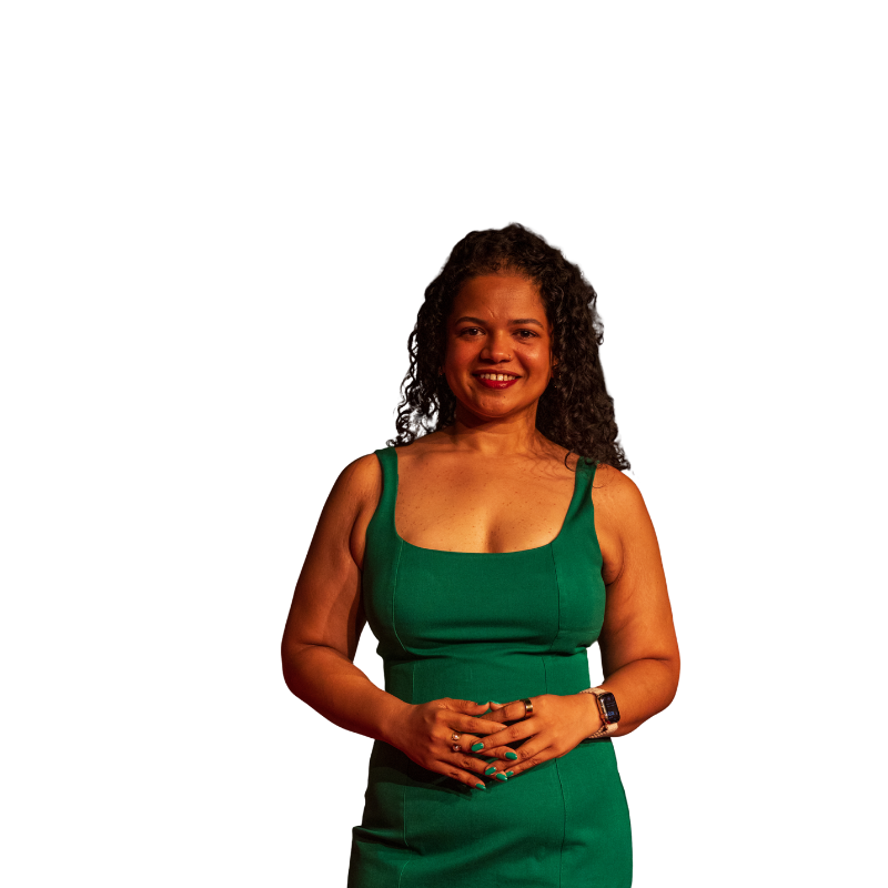 Arbaina Kawilan on the TEDx stage